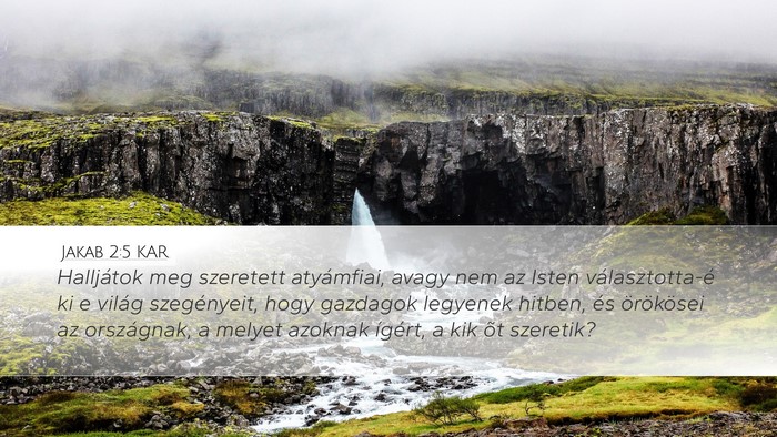 Jakab 2:5 KAR Bible Verse Image