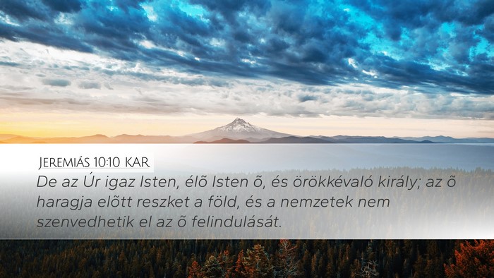 Jeremiás 10:10 KAR Bible Verse Image