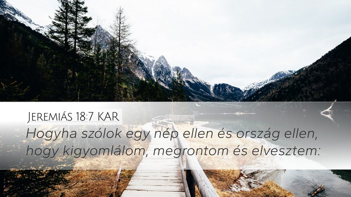 Jeremiás 18:7 KAR Bible Verse Image