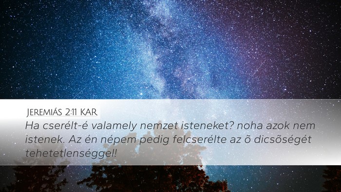 Jeremiás 2:11 KAR Bible Verse Image