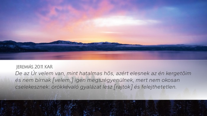 Jeremiás 20:11 KAR Bible Verse Image