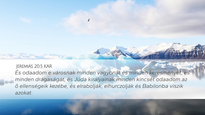 Jeremiás 20:5 KAR Bible Verse Image