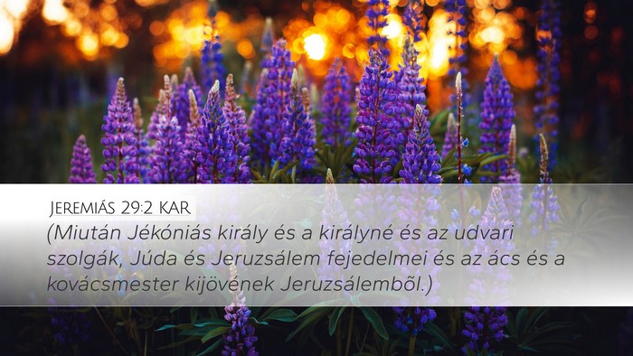 Jeremiás 29:2 KAR Bible Verse Image