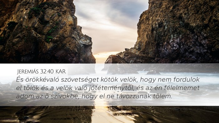 Jeremiás 32:40 KAR Bible Verse Image