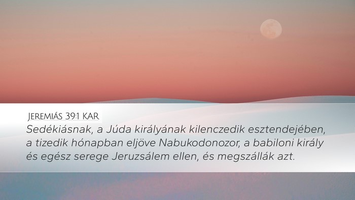 Jeremiás 39:1 KAR Bible Verse Image