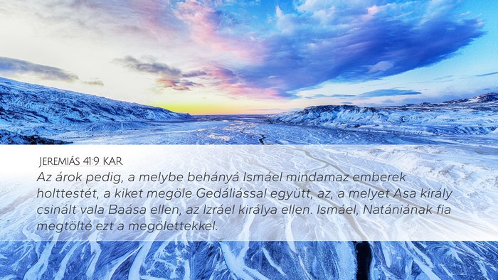 Jeremiás 41:9 KAR Bible Verse Image