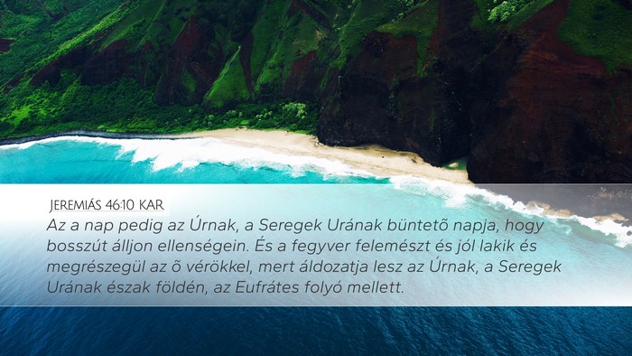 Jeremiás 46:10 KAR Bible Verse Image