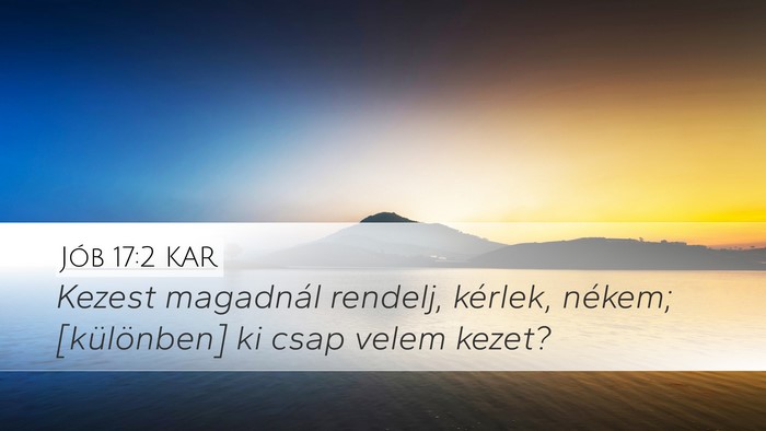 Jób 17:2 KAR Bible Verse Image