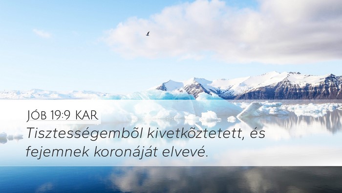 Jób 19:9 KAR Bible Verse Image