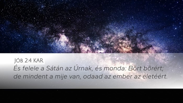 Jób 2:4 KAR Bible Verse Image