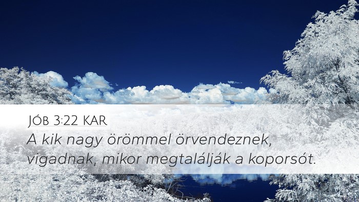 Jób 3:22 KAR Bible Verse Image