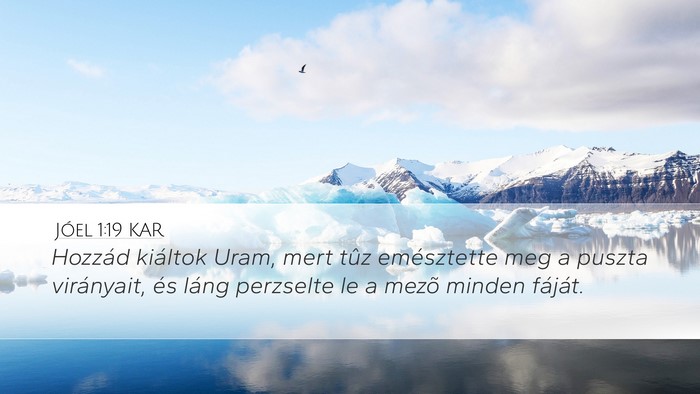 Jóel 1:19 KAR Bible Verse Image