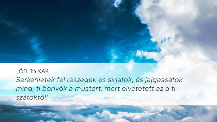 Jóel 1:5 KAR Bible Verse Image