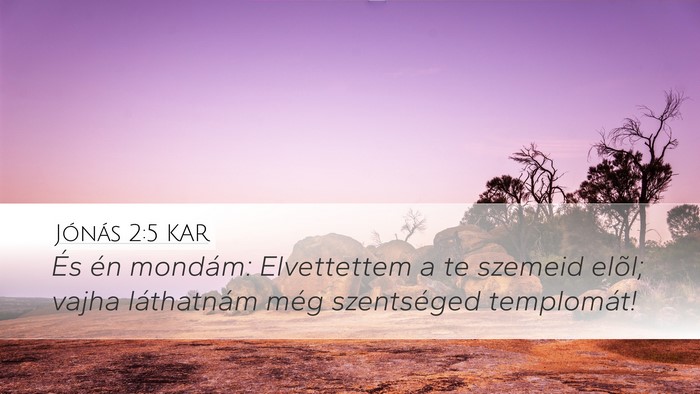 Jónás 2:5 KAR Bible Verse Image