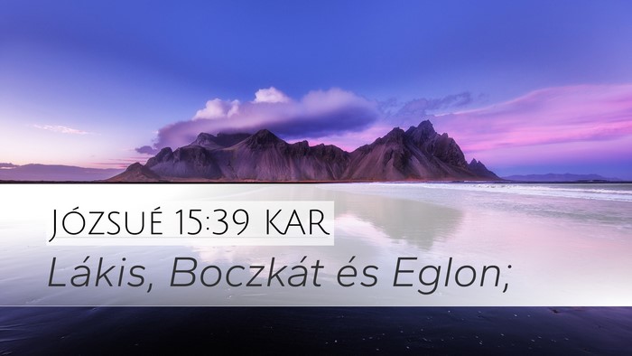 Józsué 15:39 KAR Bible Verse Image