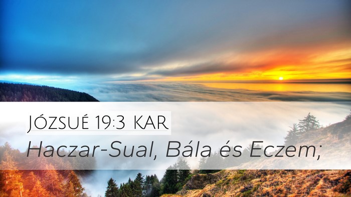 Józsué 19:3 KAR Bible Verse Image