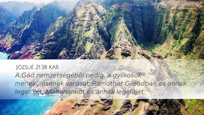 Józsué 21:38 KAR Bible Verse Image
