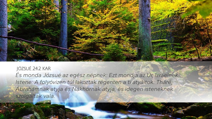 Józsué 24:2 KAR Bible Verse Image