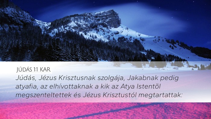 Júdás 1:1 KAR Bible Verse Image