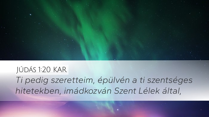 Júdás 1:20 KAR Bible Verse Image