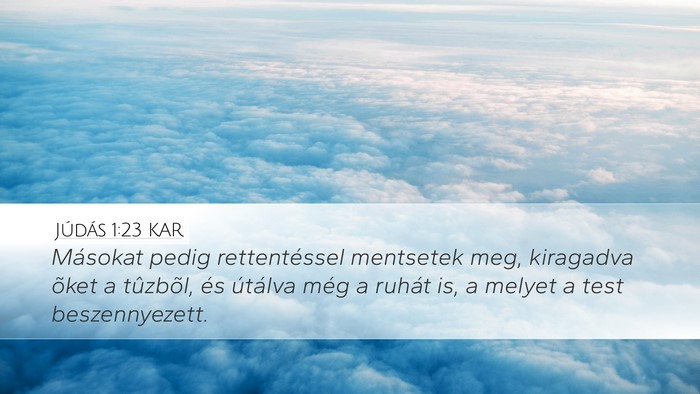 Júdás 1:23 KAR Bible Verse Image