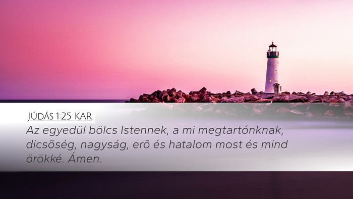 Júdás 1:25 KAR Bible Verse Image