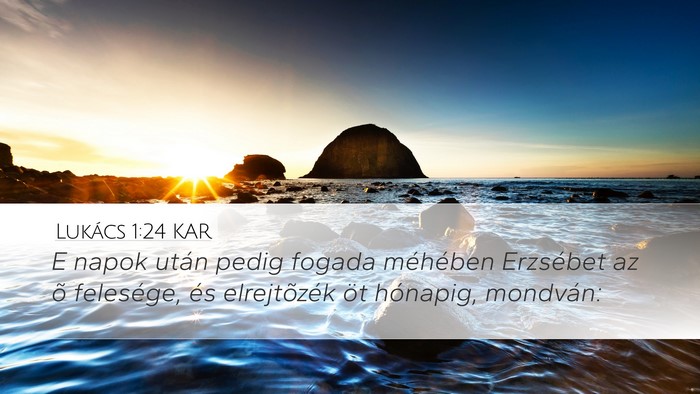 Lukács 1:24 KAR Bible Verse Image