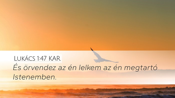 Lukács 1:47 KAR Bible Verse Image