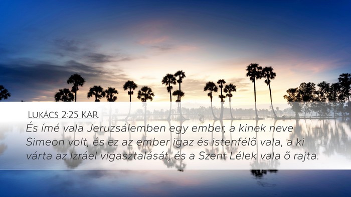 Lukács 2:25 KAR Bible Verse Image