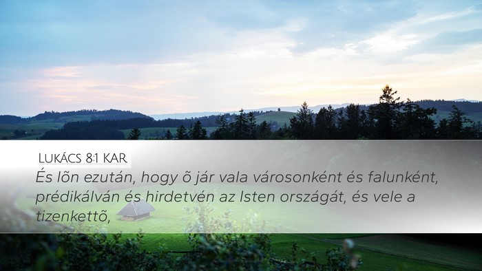 Lukács 8:1 KAR Bible Verse Image