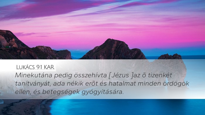 Lukács 9:1 KAR Bible Verse Image