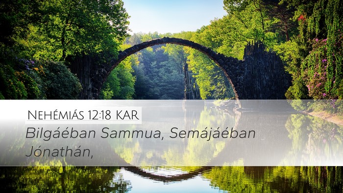 Nehémiás 12:18 KAR Bible Verse Image