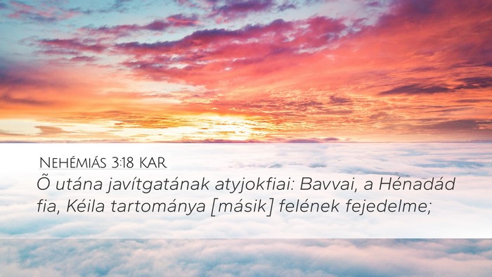 Nehémiás 3:18 KAR Bible Verse Image
