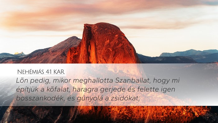 Nehémiás 4:1 KAR Bible Verse Image