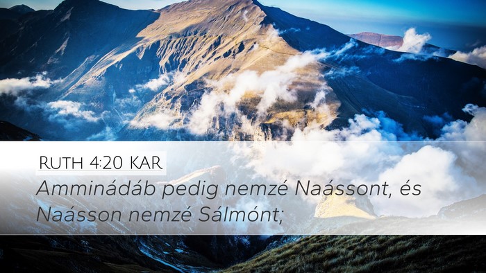 Ruth 4:20 KAR Bible Verse Image