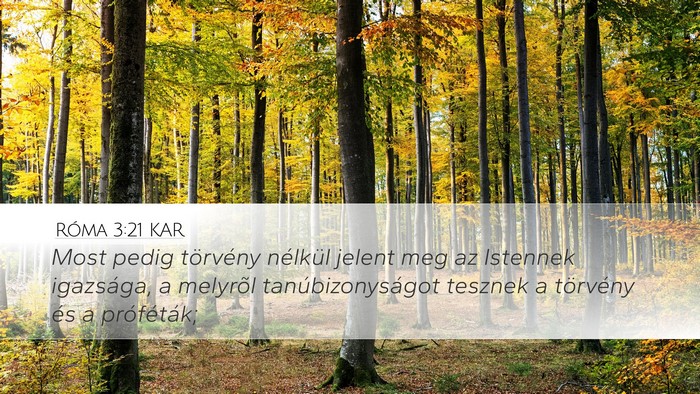 Róma 3:21 KAR Bible Verse Image