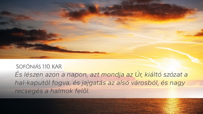 Sofóniás 1:10 KAR Bible Verse Image
