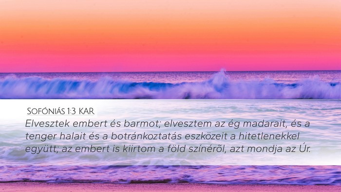 Sofóniás 1:3 KAR Bible Verse Image