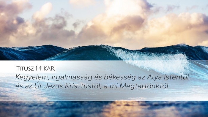 Titusz 1:4 KAR Bible Verse Image