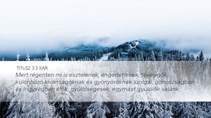 Titusz 3:3 KAR Bible Verse Image