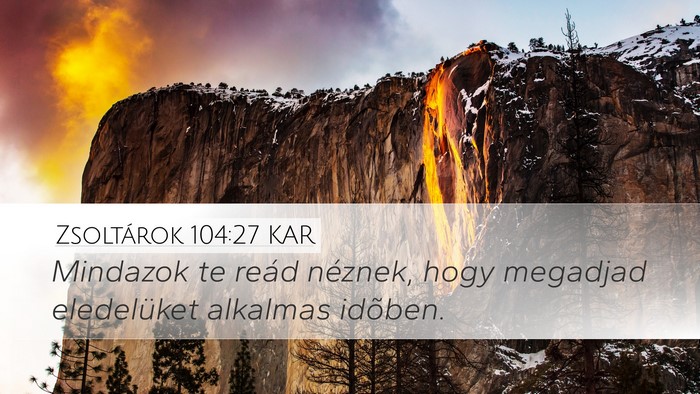 Zsoltárok 104:27 KAR Bible Verse Image