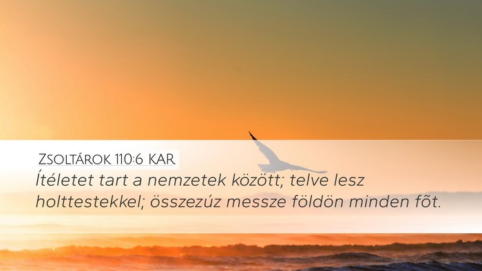 Zsoltárok 110:6 KAR Bible Verse Image