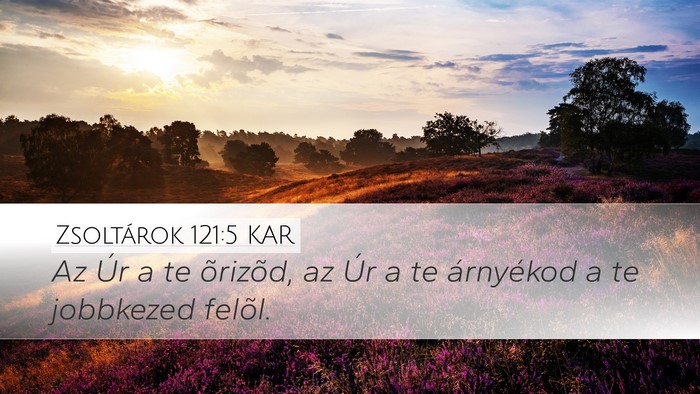 Zsoltárok 121:5 KAR Bible Verse Image