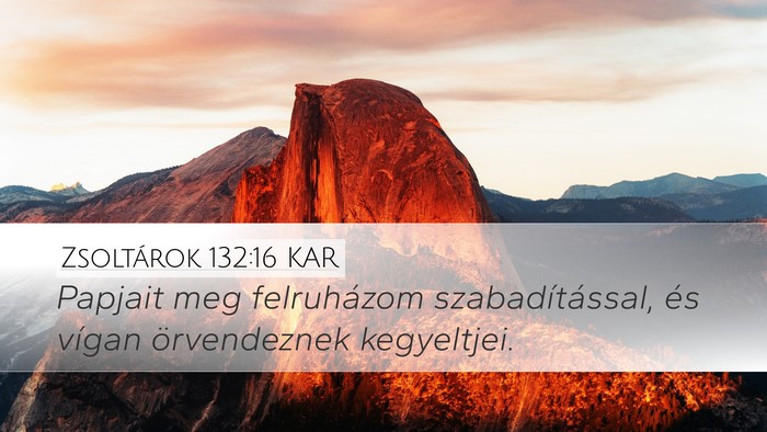 Zsoltárok 132:16 KAR Bible Verse Image