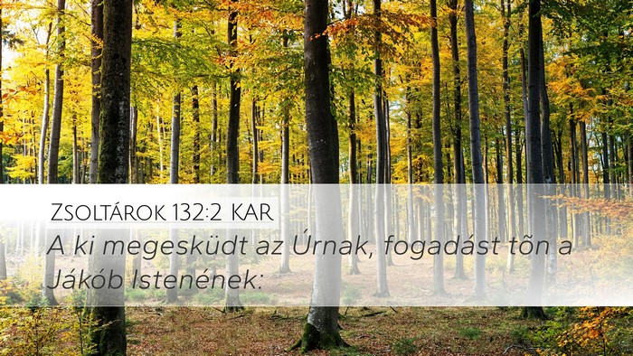 Zsoltárok 132:2 KAR Desktop Wallpaper - A ki megesküdt az Úrnak, fogadást tõn a - Desktop Bible Verse Wallpaper
