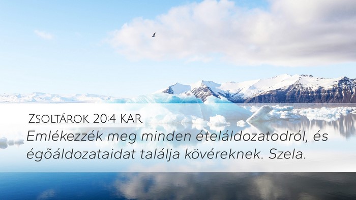 Zsoltárok 20:4 KAR Bible Verse Image