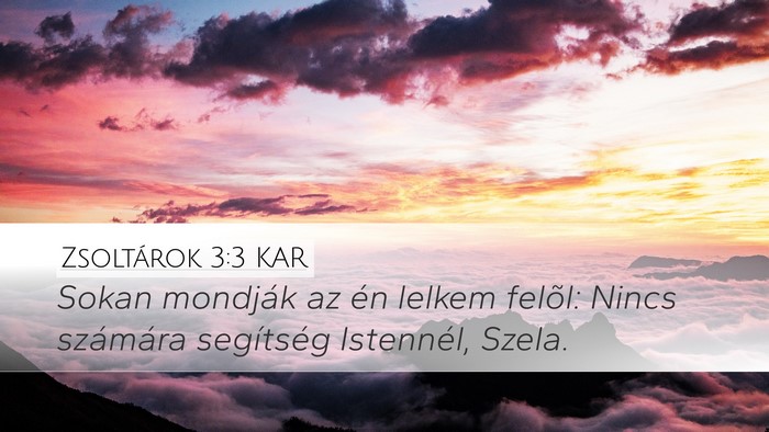 Zsoltárok 3:3 KAR Bible Verse Image