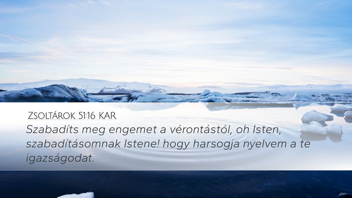 Zsoltárok 51:16 KAR Bible Verse Image