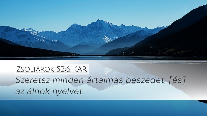 Zsoltárok 52:6 KAR Bible Verse Image