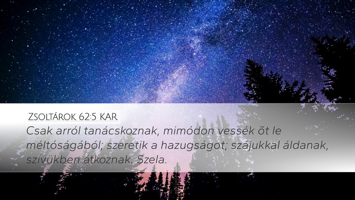 Zsoltárok 62:5 KAR Bible Verse Image